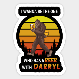 i wanna be the one who has a beer Sticker